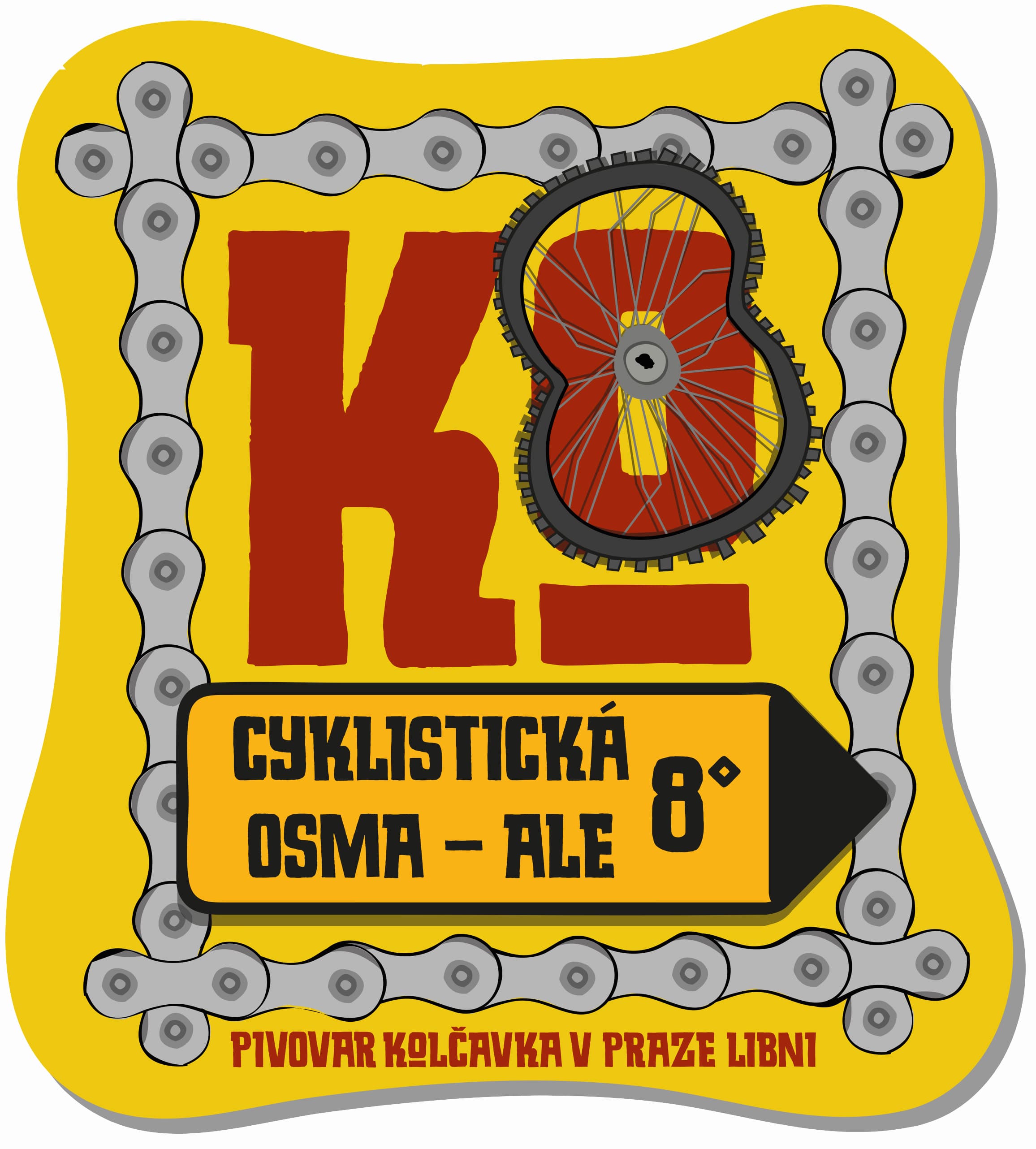 Cyklistická 8° - láhev 0,33 l