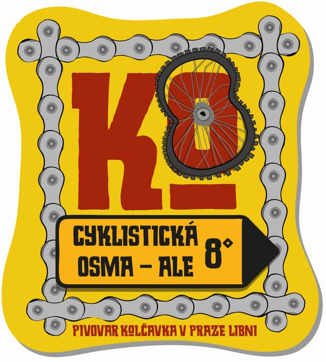 Cyklistická 8° - láhev 0,75 l